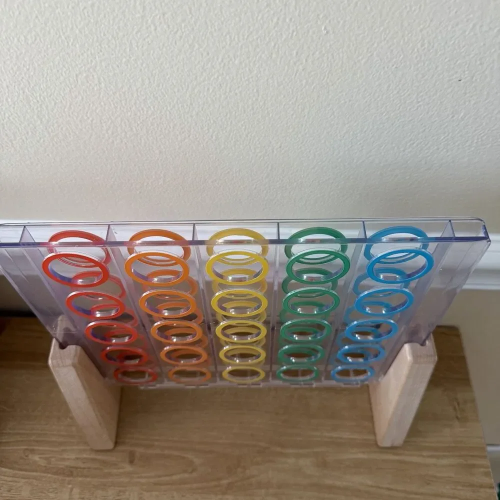 Lovevery Drop & Match Dot Catcher Game Wood & Acrylic Replacement Frame Only